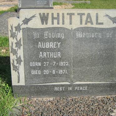 WHITTAL Aubrey Arthur 1923-1971