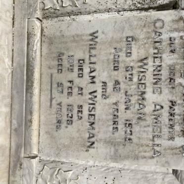 WISEMAN William -1936 &amp; Catherine Amelia JOHNSTONE -1935