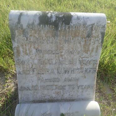 WHITAKER Frederick -1955 &amp; Flora C. -1957