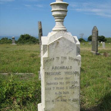 WESSON Archibald Frederic  -1920