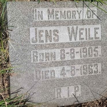 WEILE Jens 1905-1963