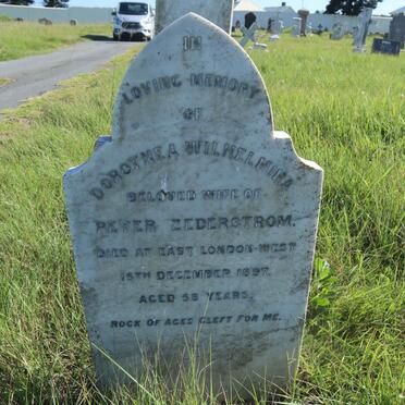 ZEDERSTROM Dorothea Wilhelmina -1897