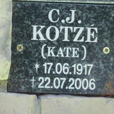 KOTZE C.J. 1917-2006