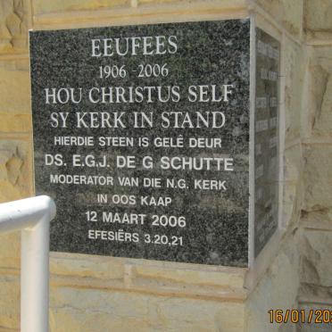 2. Eeufees van NG Kerk Elliot 1906-2006