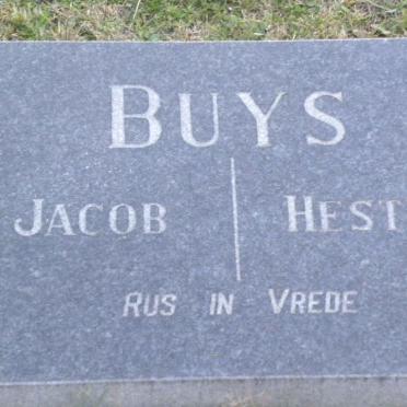 BUYS Jacob &amp; Hester