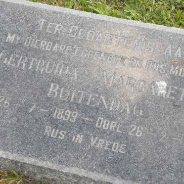 BUITENDAG Gertruida Margaretha 1899-1963