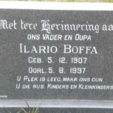 BOFFA Ilario 1907-1997