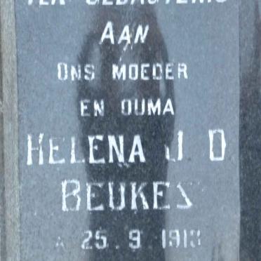 BEUKES Helena J.D. 1913-1981
