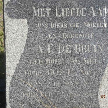 BRUIN A.F.,de 1902-1917