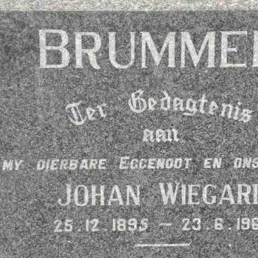 BRUMMER Johan Wiegard 1895-1965