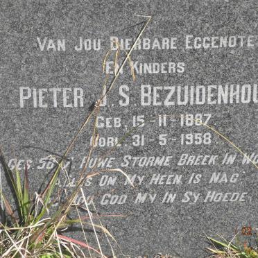 BEZUIDENHOUT Pieter J.S. 1887-1958