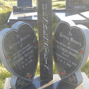 BENKENSTEIN Edmund Arthur 1922-1995 &amp; Elfrieda Maria BURMEISTER 1932-1998