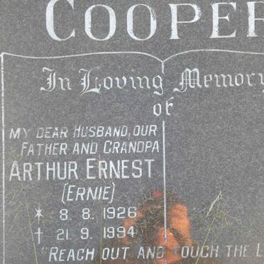 COOPER Arthur Ernest 1926-1994