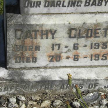 CLOETE Cathy 1950-1950