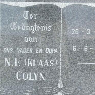 COLYN N.F. 1908-1980