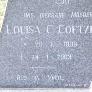 COETZEE Louisa C. 1906-2003