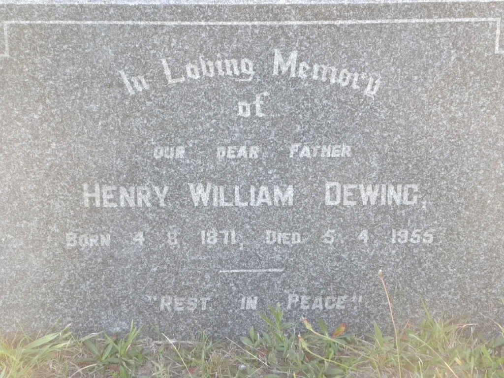 DEWING Henry William 1871-1955