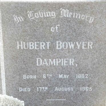 DAMPIER Hubert Bowyer 1882-1965