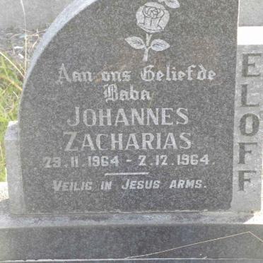 ELOFF Johannes Zacharias 1964-1964