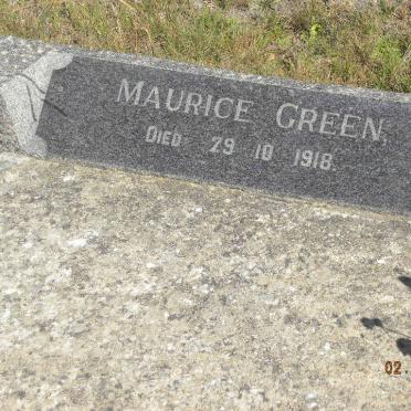 GREEN Maurice -1918