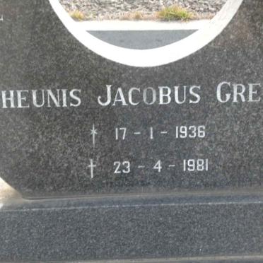 GREEFF Theunis Jacobus 1936-1981