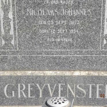 GREYVENSTEIN Nicolaas Johannes 1873-1954