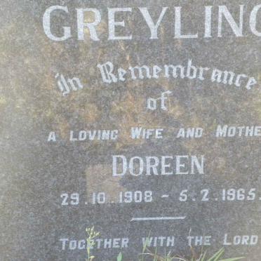 GREYLING Doreen 1908-1965