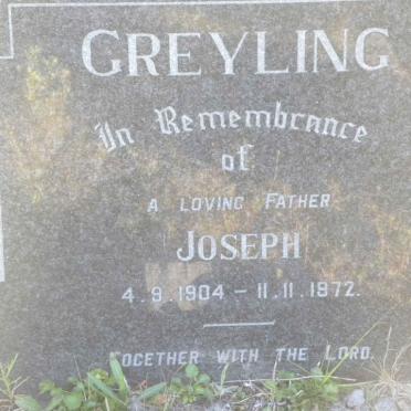 GREYLING Joseph 1904-1972