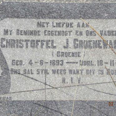 GROENEWALD Christoffel J. 1893-1951