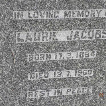 JACOBS Laurie 1894-1960