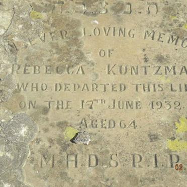 KUNTZMAN Rebecca -1932