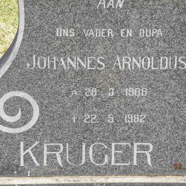 KRUGER Johannes Arnoldus 1908-1982 