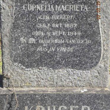 KRUGER Susanna Cornelia Magrieta nee RIEKERT 1887-1949