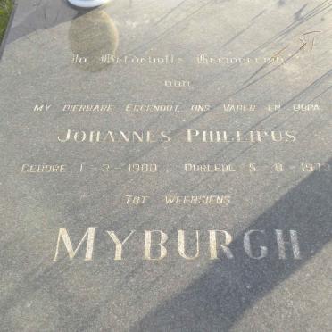 MYBURGH Johannes Phillipus 1900-1973