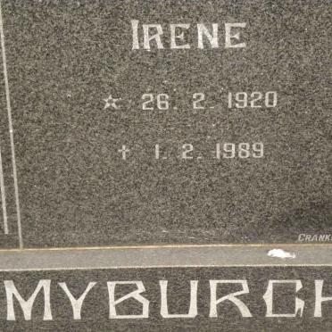 MYBURGH Irene 1920 - 1989