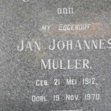 MÜLLER Jan Johannes 1912-1970