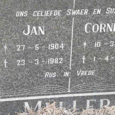 MÜLLER Jan 1904-1982 &amp; Cornelia 1912-1982