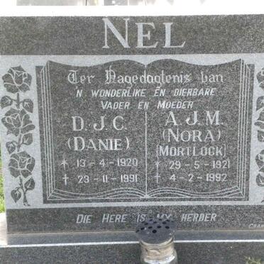 NEL D.J.C. 1920-1991 &amp; A.J.M. MORTLOCK 1921-1992