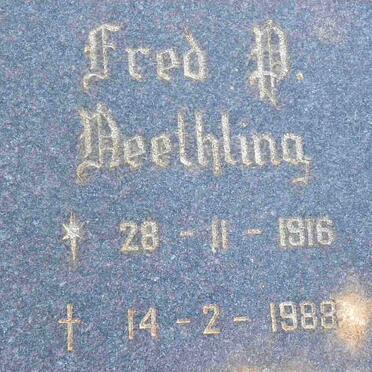 NEETHLING Fred P. 1916-1988