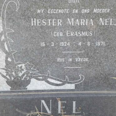 NEL Hester Maria nee ERASMUS 1924-1971