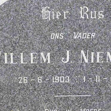 NIENABER Willem J. 1903-1973