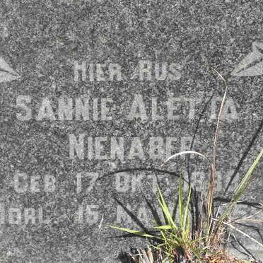 NIENABER Sannie Aletta 1898-1955