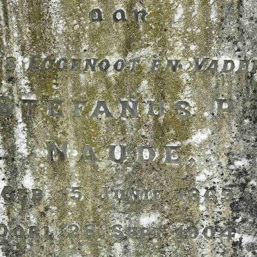 NAUDE Stefanus P. 1869-1904