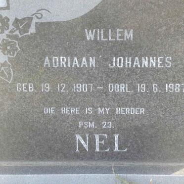 NEL Willem Adriaan Johannes 1907-1987