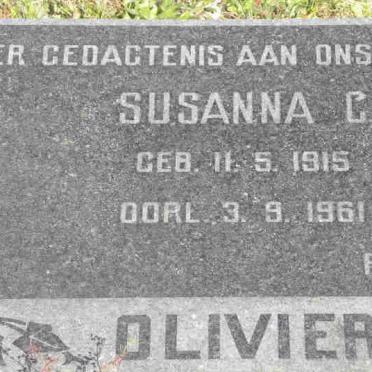 OLIVIER Susanna C. 1915 - 1961