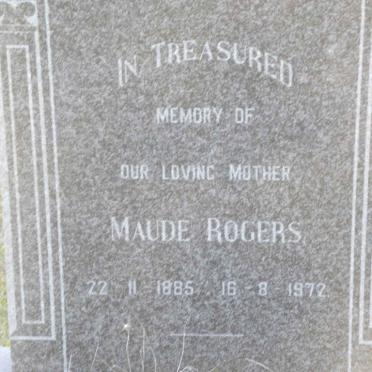 ROGERS Maude 1885-1972