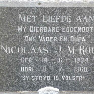 ROODT Nicolaas J.M. 1904-1968