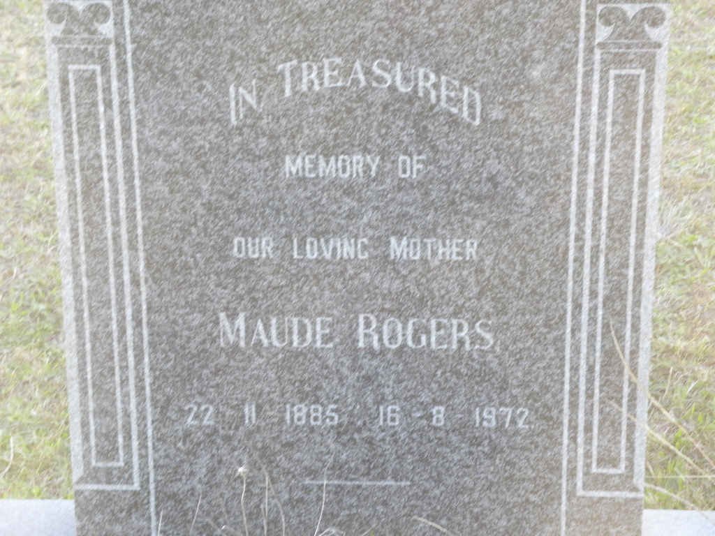 ROGERS Maude 1885-1972