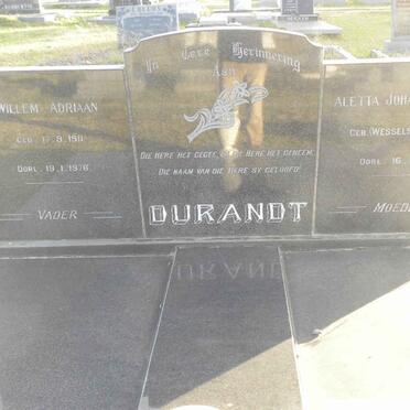 RANDT Willem Adriaan, du 1911-1976 &amp; Aletta Johanna Maria WESSELS 1910-1975