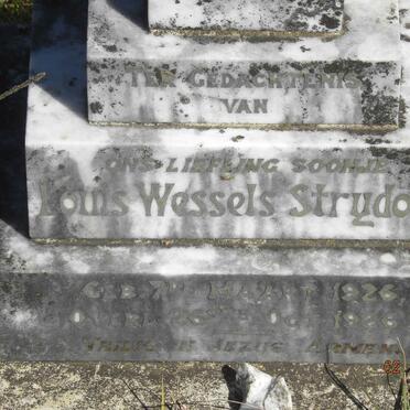 STRYDOM Louis Wessel 1926-1926